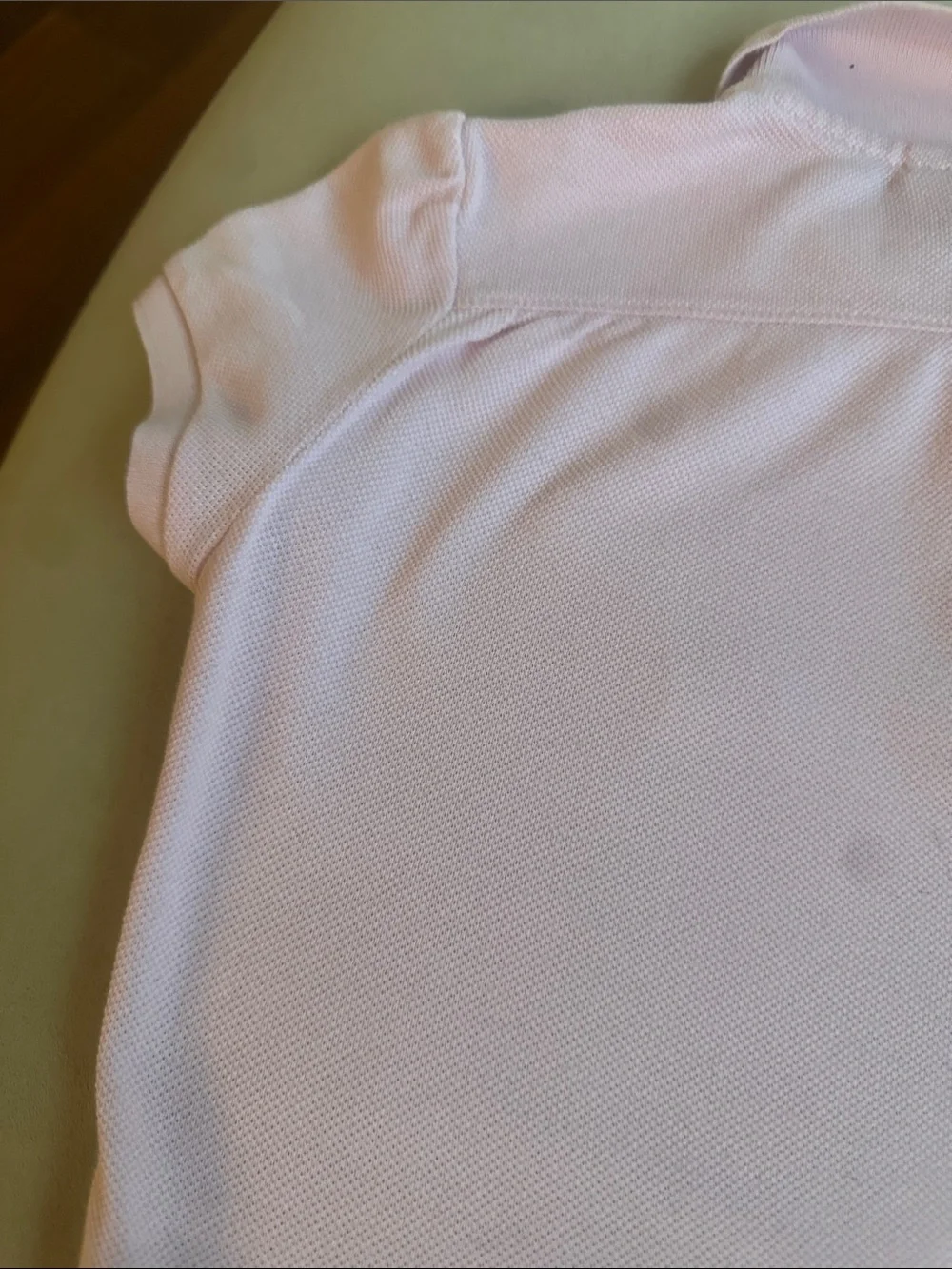 Lacoste Light Pink Girls' Short Sleeve Polo